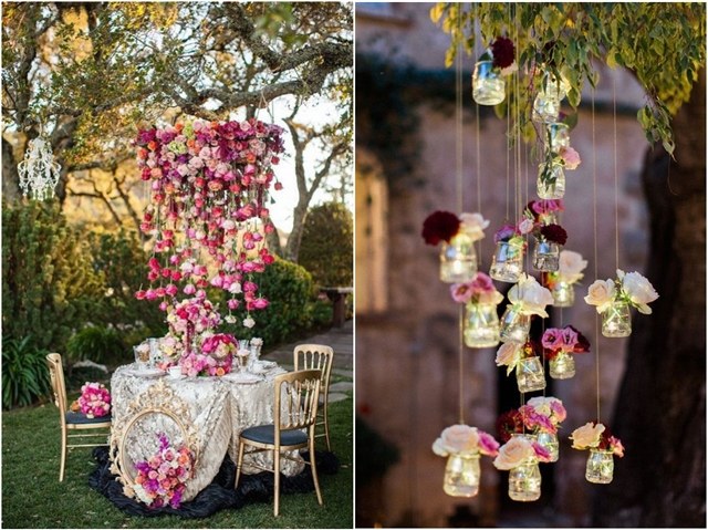 hanging wedding ideas