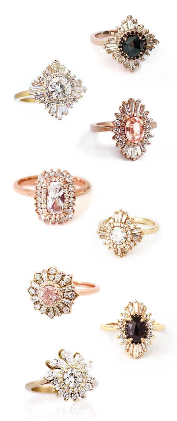 Trend We Love: 20 Floral-Inspired Engagement Rings 20 heidi gibson engagement and wedding rings