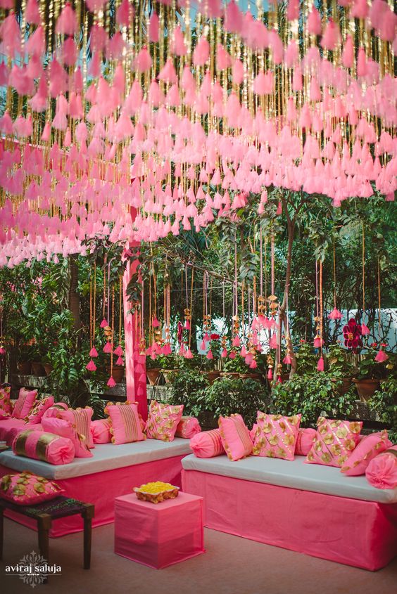 pink and gold wedding ideas