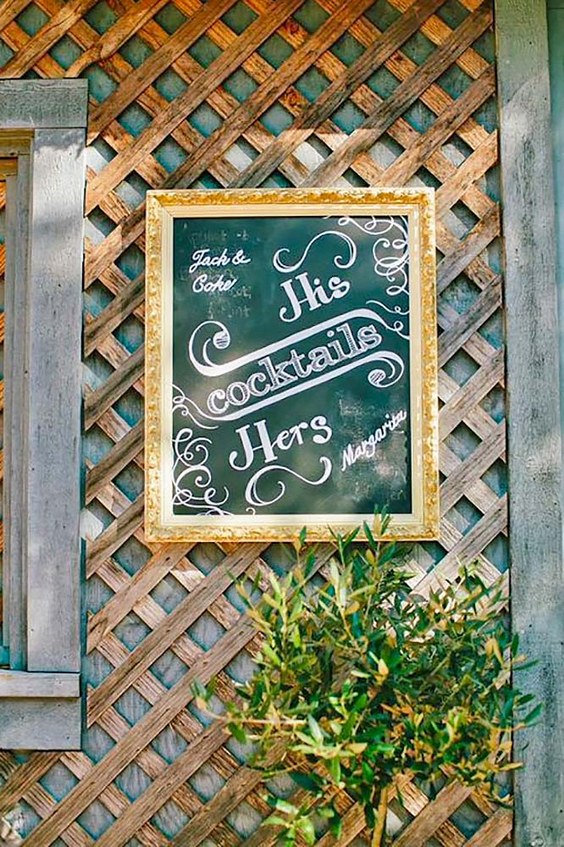 rustic cocktail wedding signs mirelle carmichael