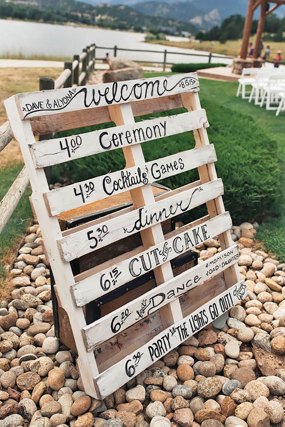 rustic wedding signs linda threadgill photography