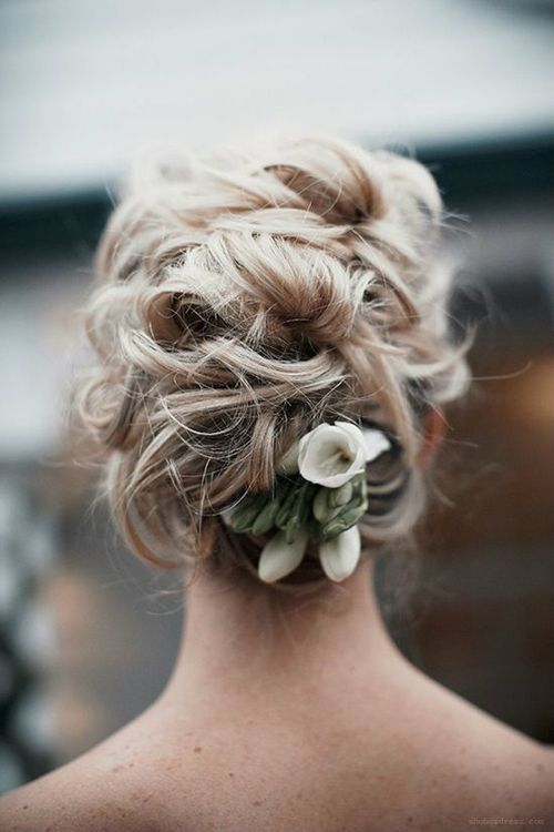 twisted wedding updo hairstyles