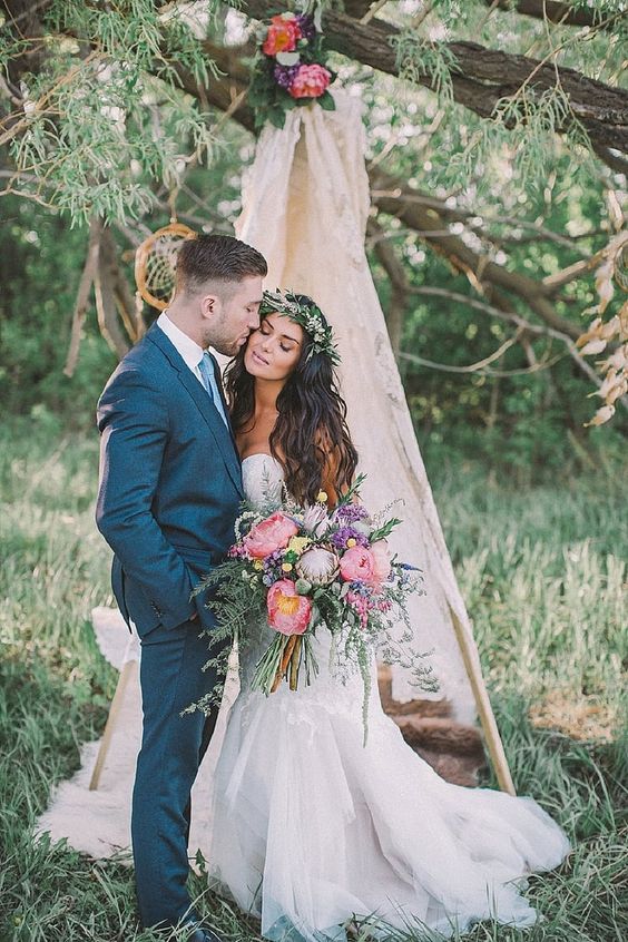 Vintage bohemian wedding hotsell