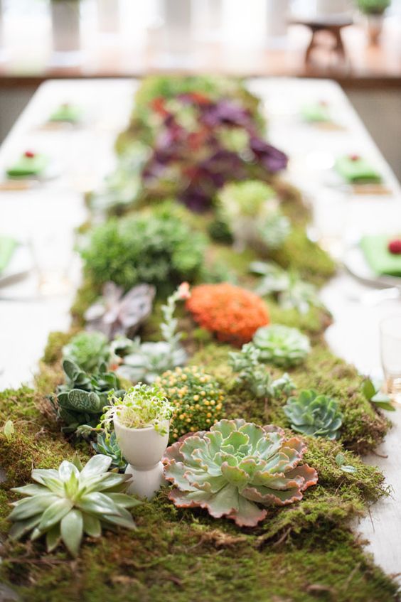 Mossy Donna Wilson inspired tablescape