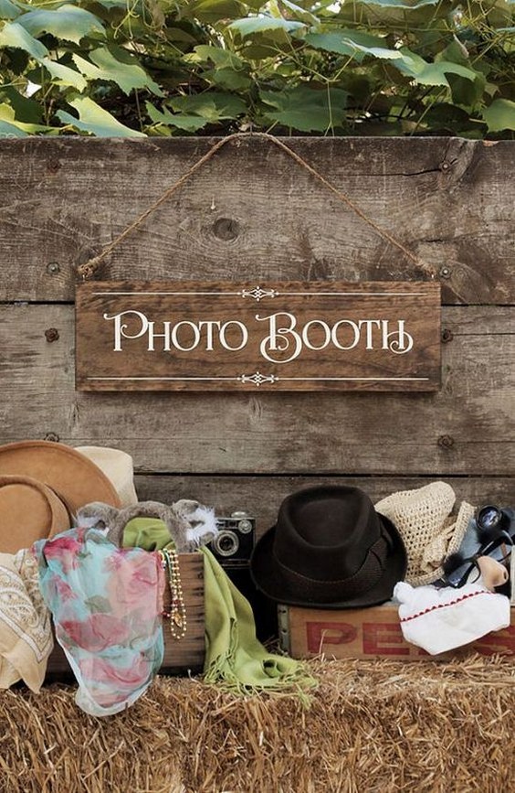 Rustic Chic Wedding Photo Booth Wood Photo by UrbanFringeLiving