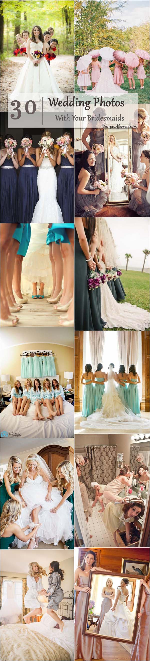 Wedding Photos With Your Bridesmaids