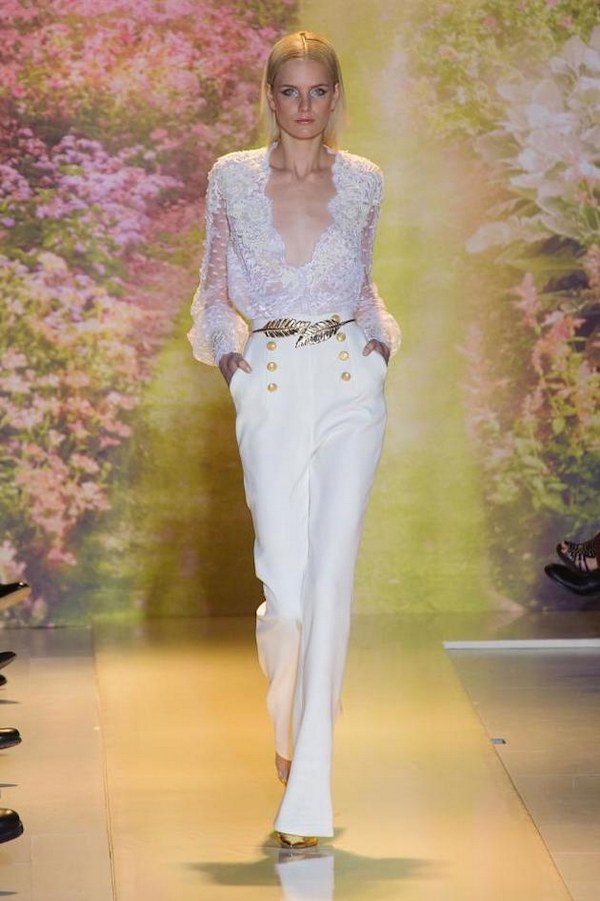 Zuhair Murad wedding pantsuit