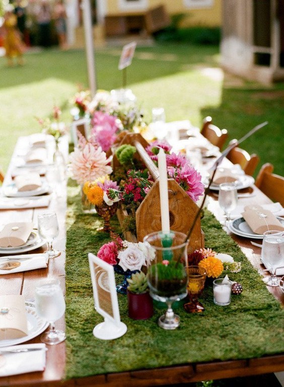 rustic bohemian wedding decor ideas