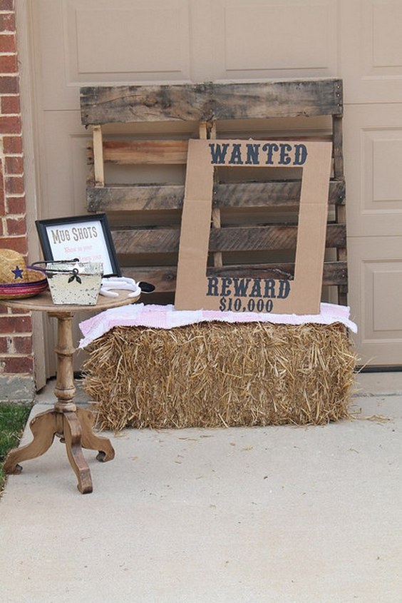 rustic country barn wedding photo booth