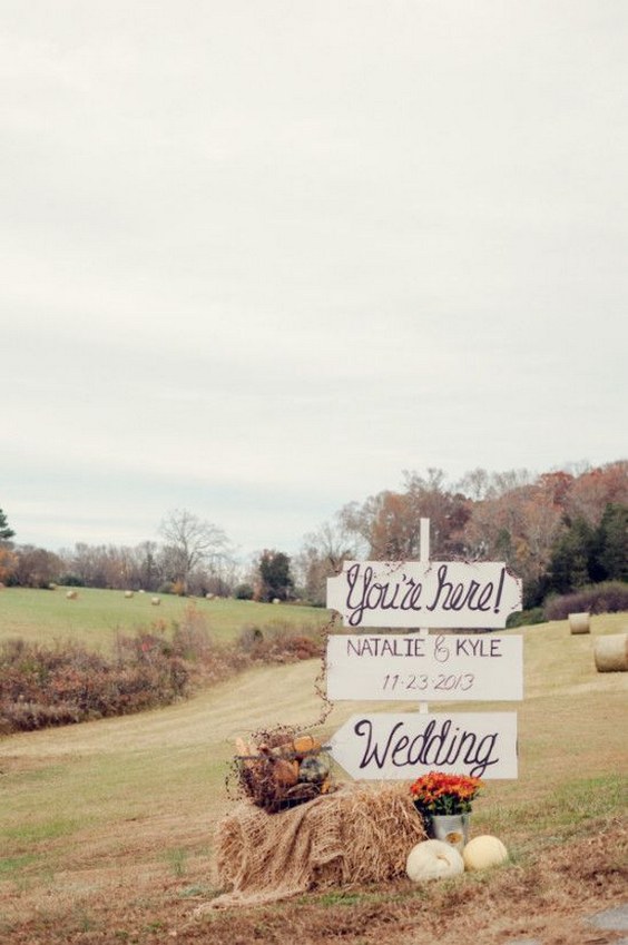 rustic diy vintage wedding sign