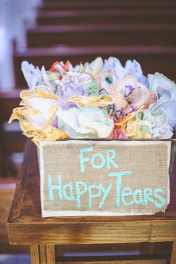 vintage hankies for all the happy tears