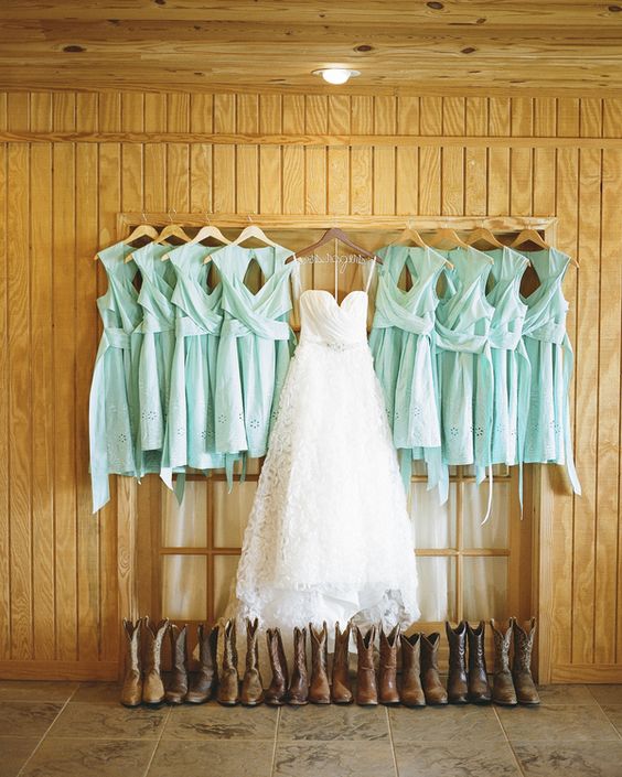 Bridesmaid Dresses ☀ Cowboy Boots ...