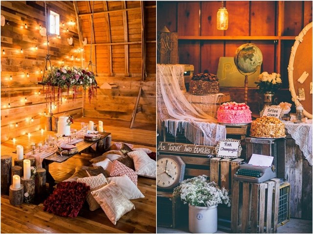 Country barn fall wedding ideas