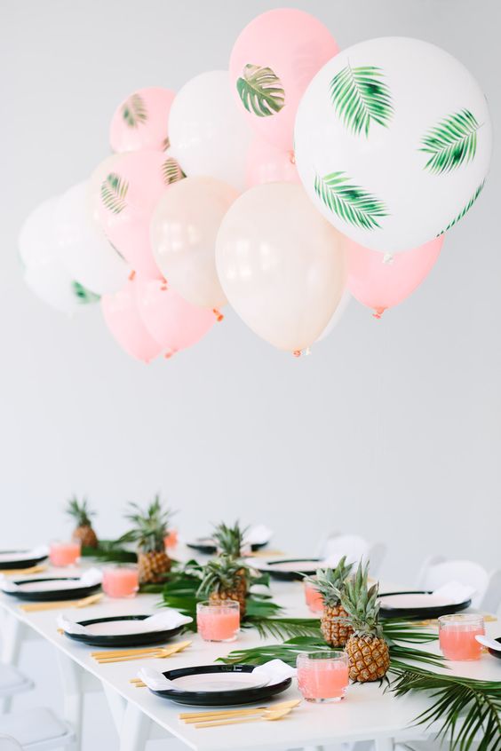 DIY Palm Leaf Balloons