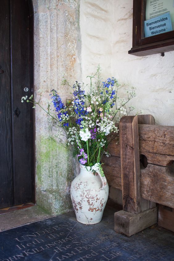 English Country Garden Wedding Decor