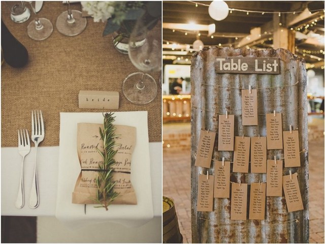 Kraft Paper Wedding Ideas