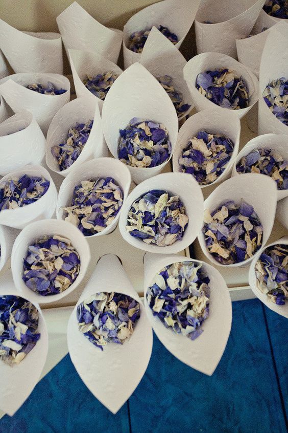 Lavender for guests to toss