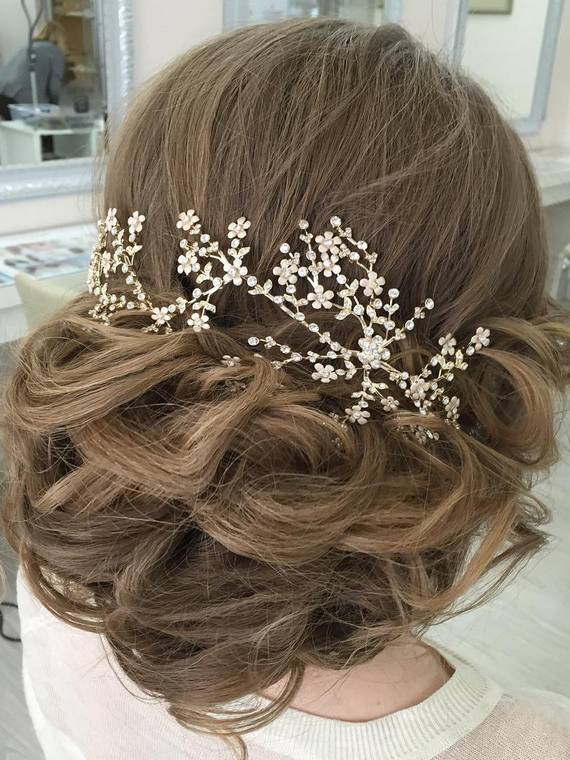Long wedding hairstyles and wedding updos from Websalon Weddings 1