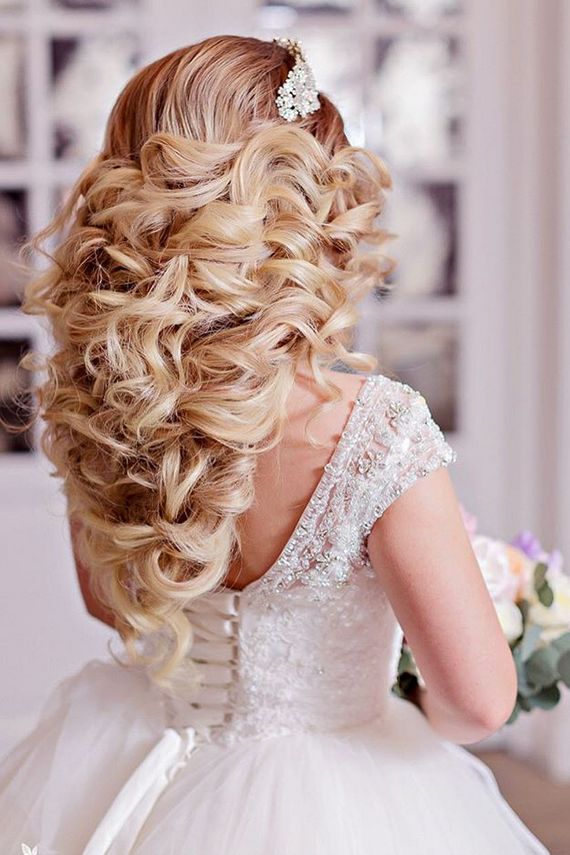 Long wedding hairstyles and wedding updos from Websalon Weddings 10