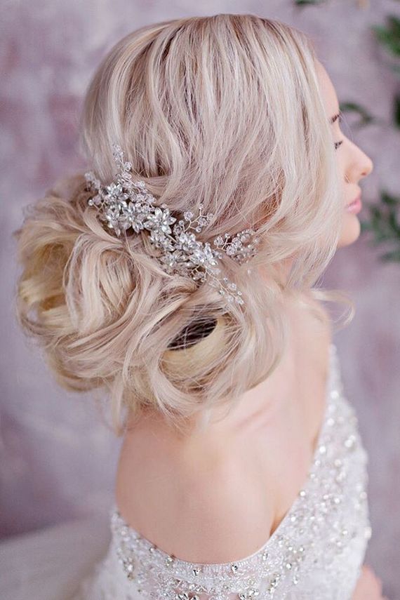 Long wedding hairstyles and wedding updos from Websalon Weddings 12