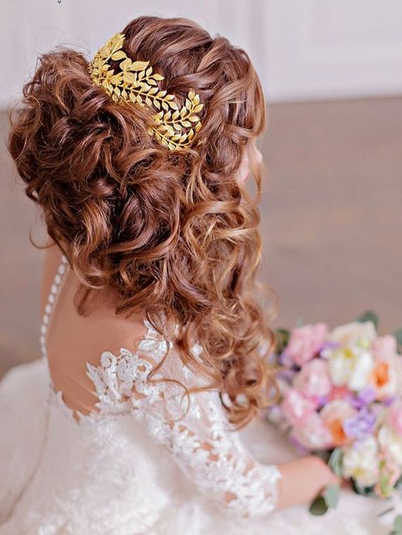 Long wedding hairstyles and wedding updos from Websalon Weddings 18