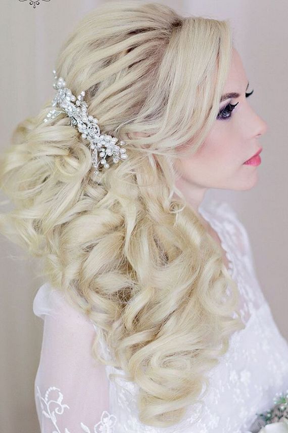 Long wedding hairstyles and wedding updos from Websalon Weddings 21
