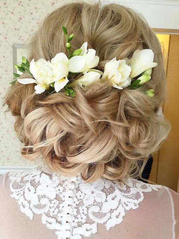 Long wedding hairstyles and wedding updos from Websalon Weddings 30