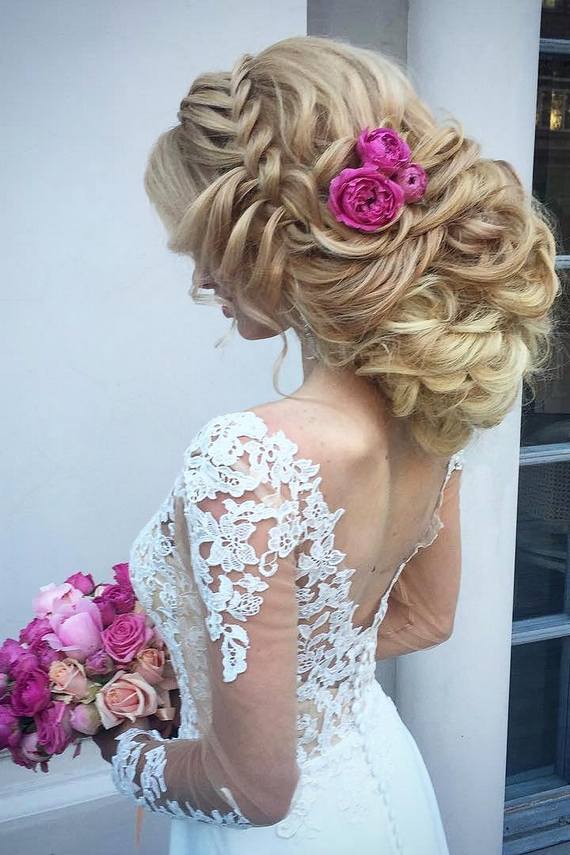 Long wedding hairstyles and wedding updos from Websalon Weddings 35