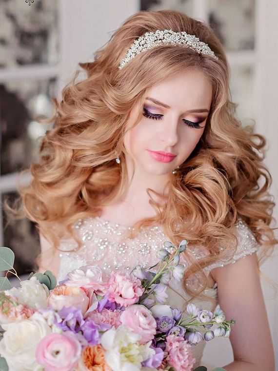 Long wedding hairstyles and wedding updos from Websalon Weddings 36