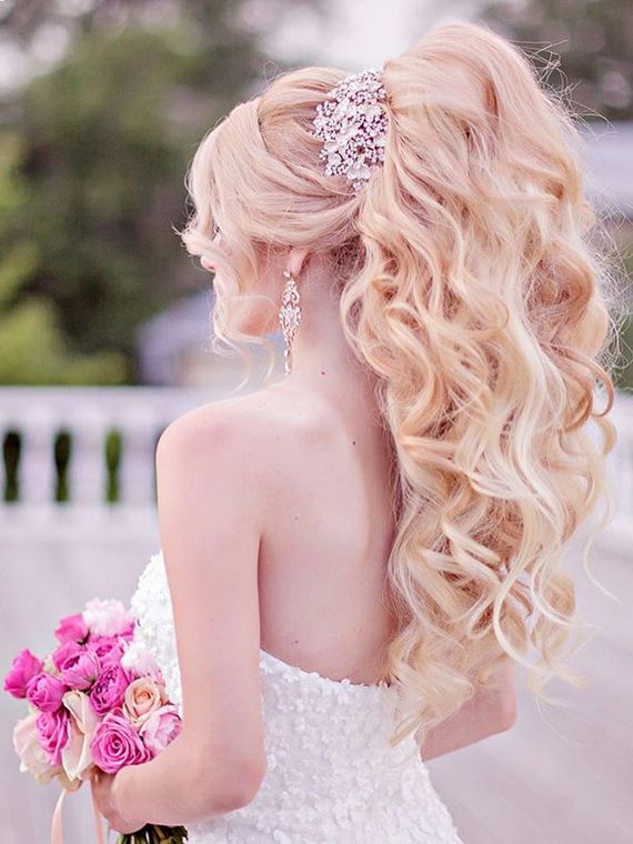 Long wedding hairstyles and wedding updos from Websalon Weddings 41