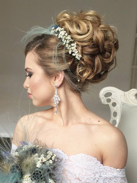 Long wedding hairstyles and wedding updos from Websalon Weddings 44