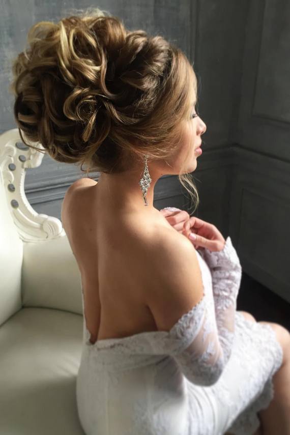 Long wedding hairstyles and wedding updos from Websalon Weddings 45