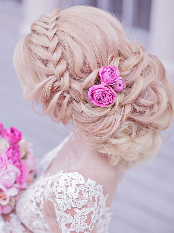 Long wedding hairstyles and wedding updos from Websalon Weddings 48