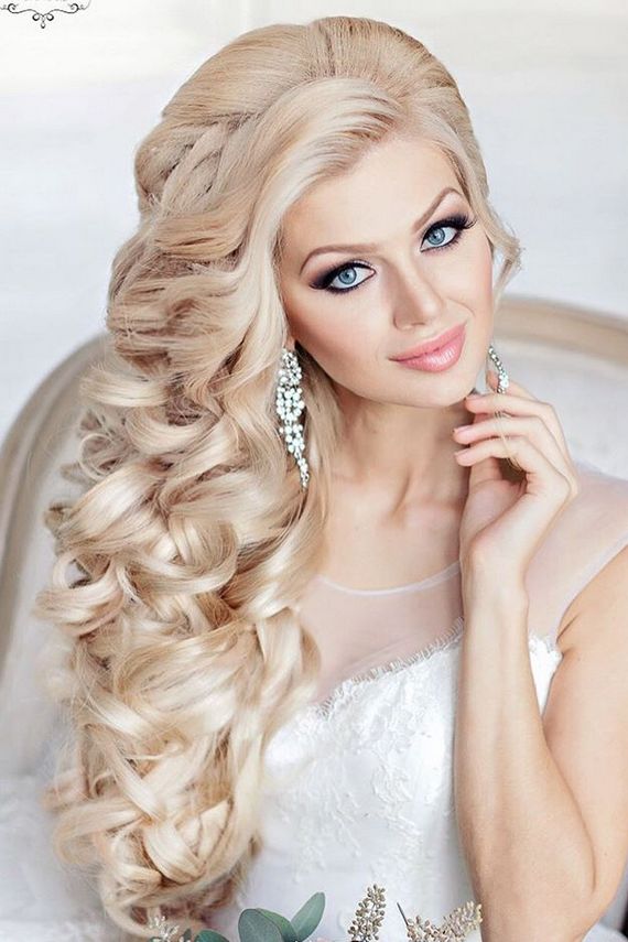 Long wedding hairstyles and wedding updos from Websalon Weddings 5
