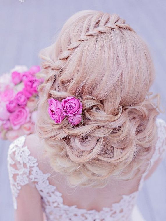 Long wedding hairstyles and wedding updos from Websalon Weddings 57