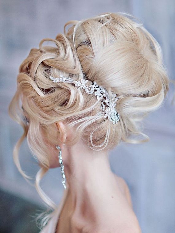 Long wedding hairstyles and wedding updos from Websalon Weddings 6