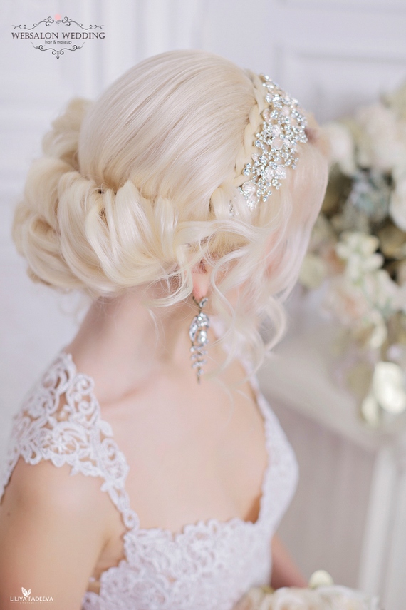 Long wedding hairstyles and wedding updos from Websalon Weddings 65
