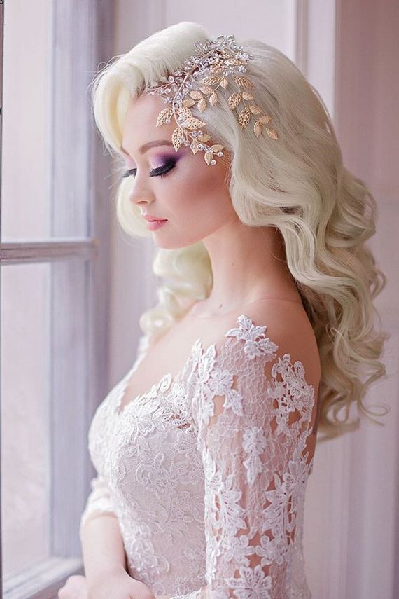 Long wedding hairstyles and wedding updos from Websalon Weddings 8