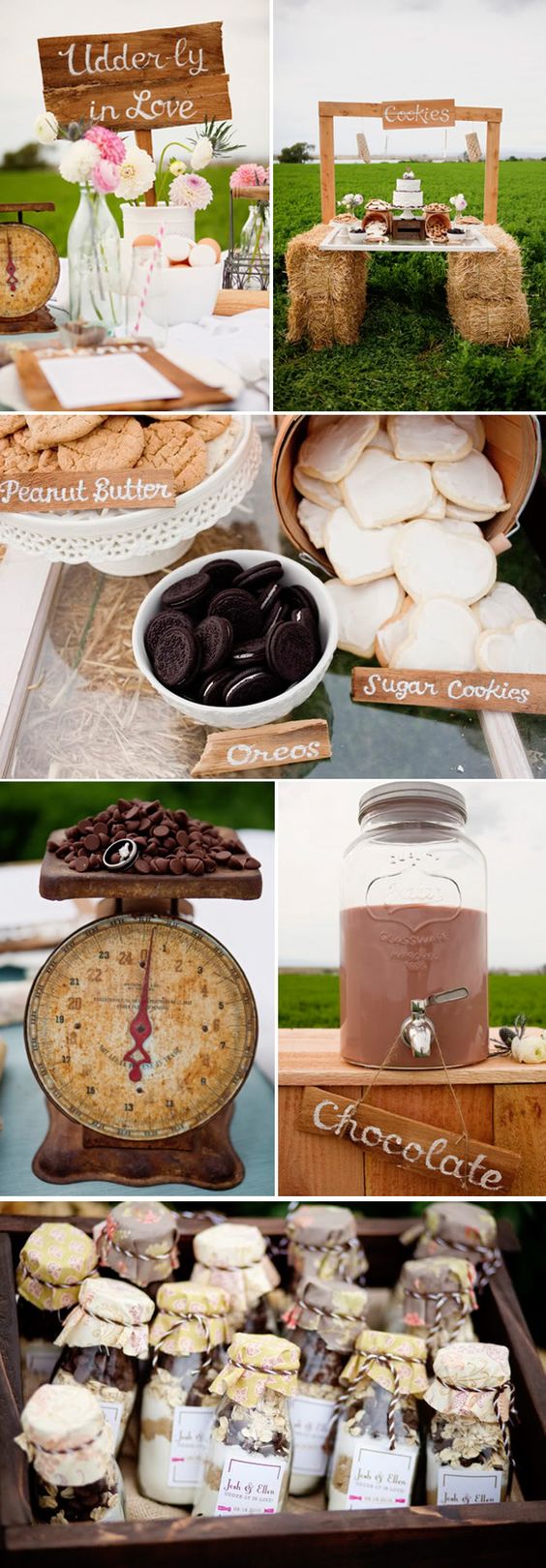 Milk and cookies for wedding
