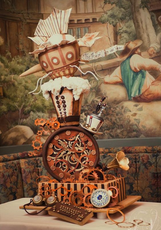 Steampunk Wedding Cakes