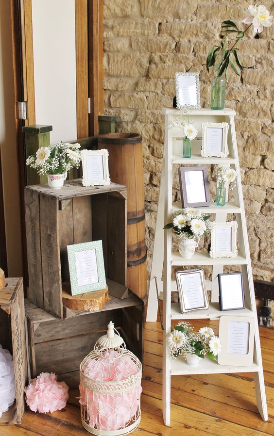 Vintage step ladder table plan