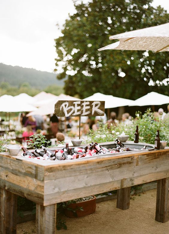 Wedding Beer Station