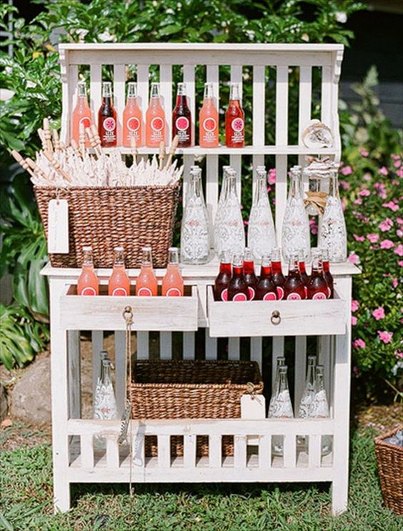 Wedding Drink Station Ideas