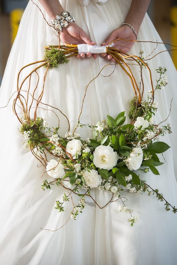 Whimsical Branches Wedding Bouquet