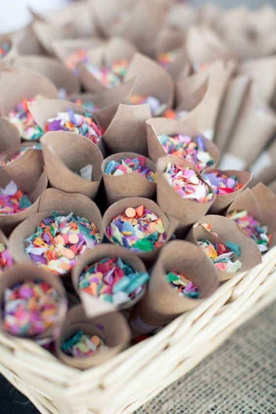 confetti, sprinkles, or glitter wedding toss