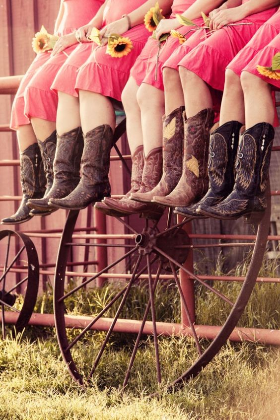 cowgirl boots with dresses