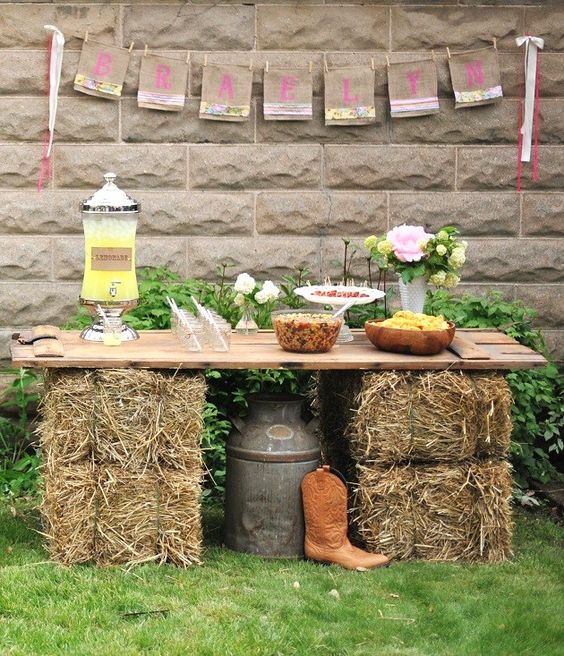 rustic country barn wedding drcink bar