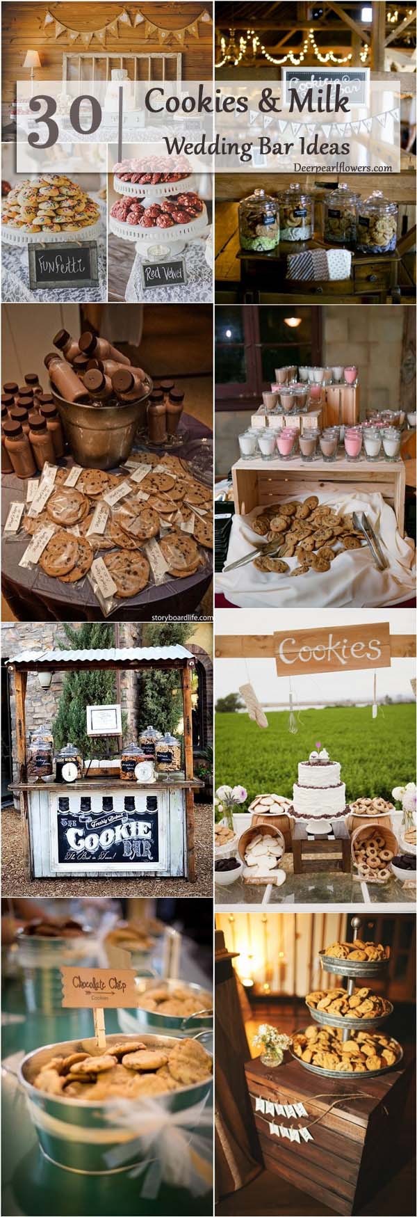 rustic country cookies smores bar