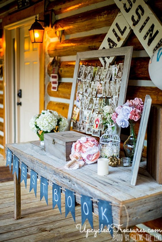 wedding guest sign in table