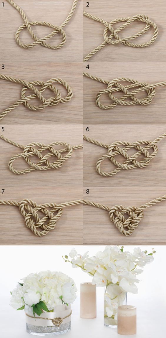 Celtic knot for DIY wedding or event decoration